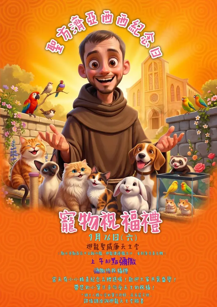聖方濟亞西西紀念寵物祝福禮